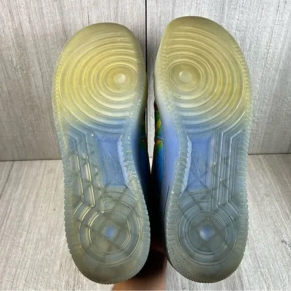 RARE Nike Air Force 1 Comfort PRM Weatherman Sneaker 599457-100 Mens Size 14